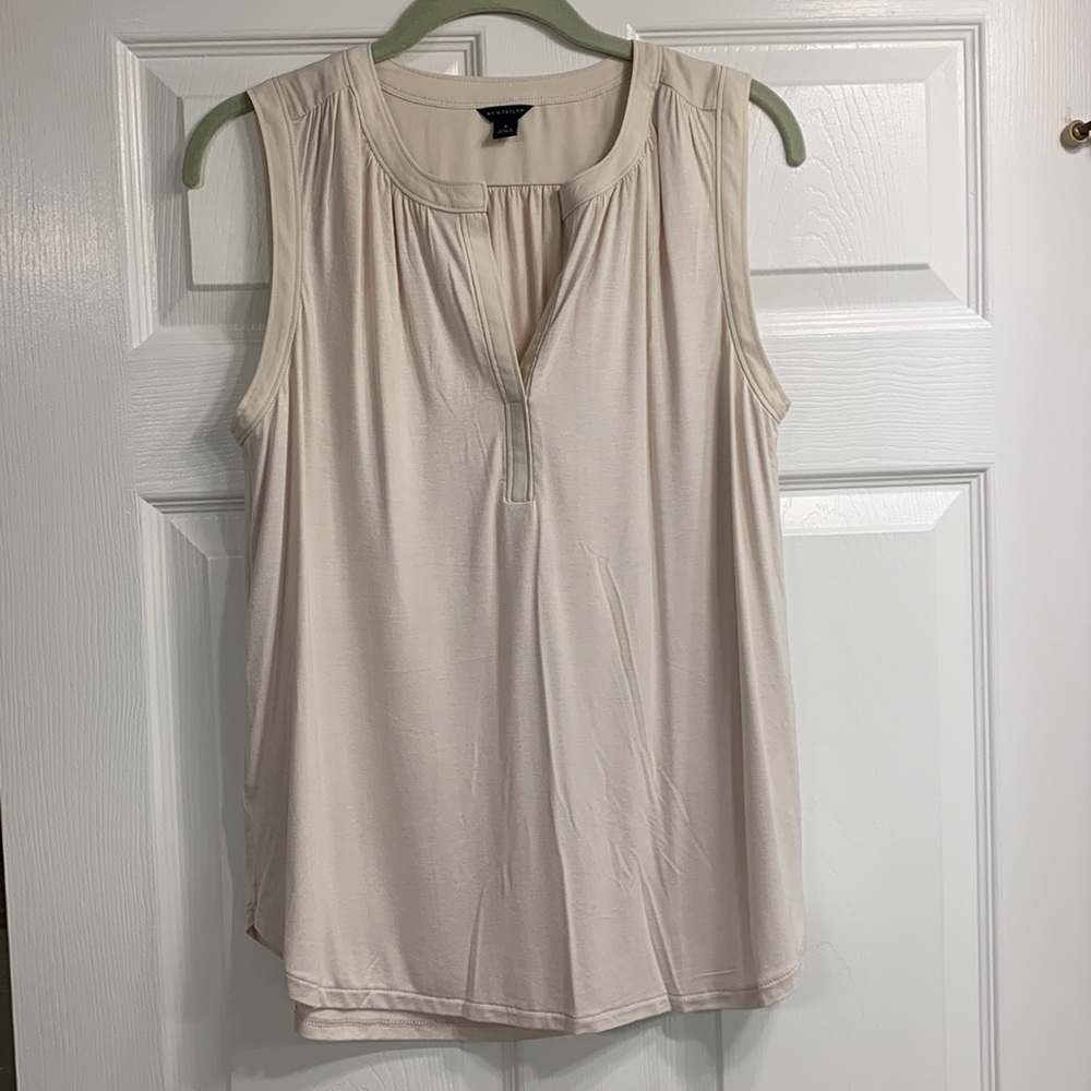 Ann Taylor Jersey Swing Top